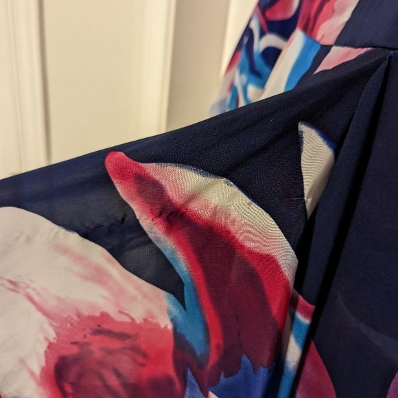 Le Chateau Floral high low dress - Picture 5 of 8